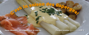 Menus Asperges